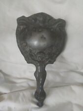 ART NOUVEAU Silverplate Beveled HAND MIRROR, Cupid & Arrow, picture