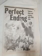 Vintage 1999 Daily News Perfect Ending Yankee Close Out Century picture
