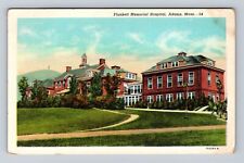 Adams MA- Massachusetts, Plunkett Memorial Hospital, Antique, Vintage Postcard picture