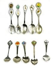 Lot of 10 Antique Collectible Souvenir Spoons - SP17 picture