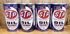 (4) -1970'S-NOS FULL CAN - STP OIL TREATMENT PULL TOP METAL CANS VG+-15 OZ picture