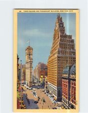 Postcard Times Square & Paramount Building New York City New York USA picture