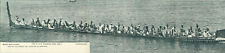 Vintage 3 Panel Postcard Maori War Canoe Taheretikitiki Waka taua New Zealand picture
