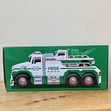 New Hess Tow Truck Rescue Team, Large Small Trucks with Sounds Lights 2019 RARE picture