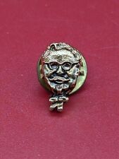 Vintage KFC Kentucky Fried Chicken Colonel Sanders Gold Tone Employee Pin picture