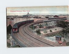 Postcard Elevated Railway New York USA picture