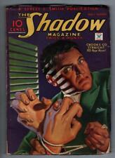The Shadow Mar 1 1935 Pulp Male Bndge Cvr, Crooks Go Straight picture