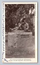 Galesburg IL-Illinois, Mother Bickerdyke Monument, Vintage c1906 Postcard picture