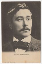 1900s Maurice Maeterlinck Portrait Postcard - Belgian Playwright, Theatre, Poet picture