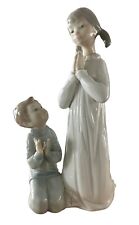 Vtg Retired LLADRO #4779 “Teaching to Pray” ~ Please Read picture