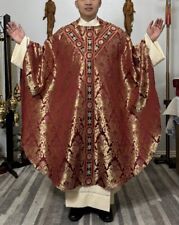 RED VESTMENT CHASUBLE & STOLE picture