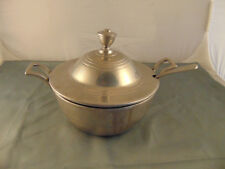 Pewtarex soup tureen lid ladle old world style holds approx. 1 qt pot casserole picture