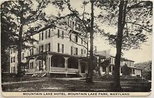 Mountain Lake Park MD Mountain Lake Hotel Vintage Postcard 1916 Posted picture