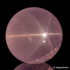 22g 25mm Natural Pink STAR Rose Quartz Crystal Sphere Healing Ball Chakra Decor picture