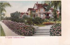 1908 A Typical California Home San Francisco Alhambra Antique Postcard UNPOSTED picture