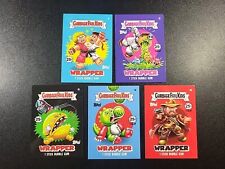 2024 Garbage Pail Kids Level 3 Game Over 5 Card Wrapper Set Insert Short Print picture