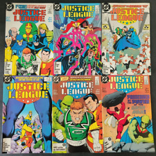 JUSTICE LEAGUE #1-9 (1987) DC COMICS ANNUAL #1 BONUS SET OF 13 23 24 MAGUIRE picture