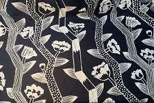 Vintage Rare Marimekko 100% Cotton Fabric Designed By Fujiwo Ishimoto “Taival” picture
