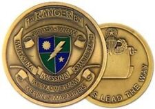 ARMY 1ST RANGER BATTALION RANGERS LEAD THE WAY MILITARY CHALLENGE COIN  picture