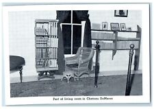 c1940 Part Of Living Room Chateau DeMores North Dakota Vintage Antique Postcard picture