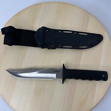 Vintage Cold Steel UWK Fixed Blade Bowie Figher With Sheath China 11.5
