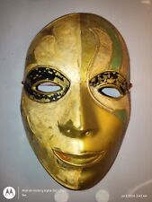 Vintage Solid Brass Handmade Masquerade Mask picture