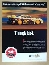 1997 NGK Spark Plugs Saleen-Allen RRR Speedlab Race Car photo vintage print Ad picture