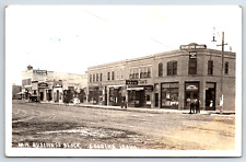 ID, Gooding, Idaho, RPPC, Business Block, Stores, Photo No 14 Hotel Drug Store picture