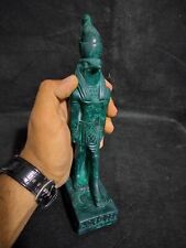 RARE ANCIENT EGYPTIAN ANTIQUES Statue God Horus Falcon Made From Malachite Stone picture
