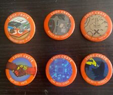 loot crate pins Set Of 6 . 2015 picture