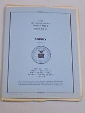 USAF Supply US Air Forces 1949 Restricted USAF Extension Course #210 Tyndall Old picture