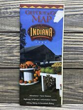 Vintage 2000 Get Out And Go Indiana￼ Map Attractions and Highways picture