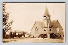 Loyal WI-Wisconsin RPPC of Methodist Church, Vintage c1909 Postcard picture