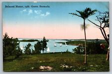 Belmont Manor. 14th Green. Golf Course. Bermuda Vintage Postcard picture
