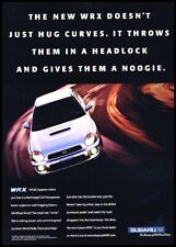 2001 Subaru WRX Original Advertisement Car Print Ad D89 picture