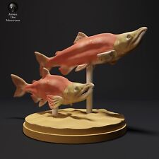 Breyer size traditonal 1/9 resin companion animal sockeye salmon figurines picture