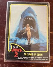 1978 Topps JAWS 2 Movie Complete 59 Base Card Set #1-59 RAW picture