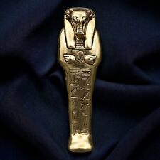 Rare Egyptian Hathor Statue - Handcrafted Antique Pharaonic Goddess Figurine picture