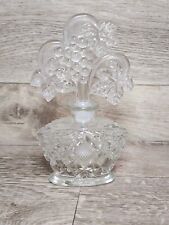 Imperial Glass Grapes Vintage Perfume Bottle w Stopper picture