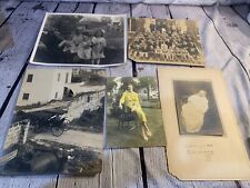 Vintage  EPHEMERA USA  American Portrait Unframed Family Photos - Lot of 5 EARLY picture