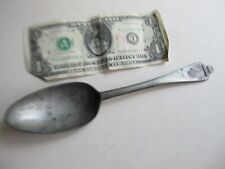 Rare, Early Colonial Hand Molded Antique c1770 Pewter Spoon, Revolution, GIFT picture