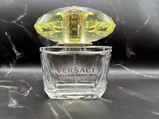 Versace Yellow Diamond Eau de Toilette 90ml Glass Empty Bottle Only 3oz picture