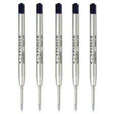 5Pcs Parker Quink Ball Refills Black Ink Fits My Store Ballpoint Pens picture