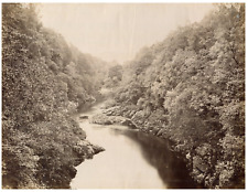 England, Perthshire, River Garry Vintage Albumen Print Albumin Print   picture