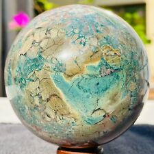 825g Natural Colorful Ocean Jasper Quartz Crystal Sphere Ball Healing picture