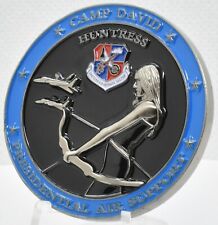 HUNTRESS Camp David Presidential Air Support Challenge Coin picture