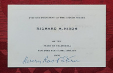 Original 1956 Richard Nixon NY Electoral College VP Ballot 5.25