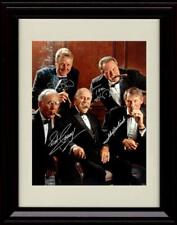 16x20 Framed Larry Bird, Tom Heinsohn, Bob Cousy and John Havlicek Autograph picture