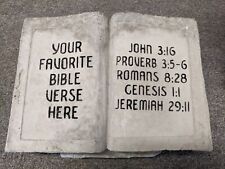 Custom Engraved Concrete Bible picture