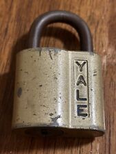 LOT OF 3 ASSORTED Brass & Steel Locks, Yale, Master, & Slaymaker. TWO WITH KEYS picture